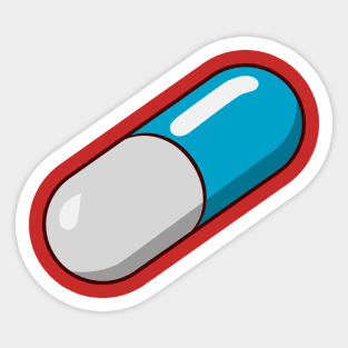 Akira pill Sticker